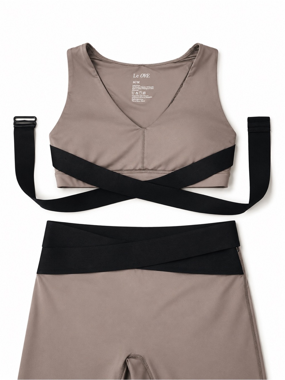 Le Ore Cross-Back Yoga Set β Size M β New Without Tags (NWOT) π©Άπ§π»ββοΈ - Picture 5 of 12